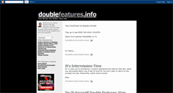 Desktop Screenshot of doublefeatures.blogspot.com