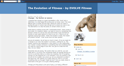 Desktop Screenshot of evolutionoffitness.blogspot.com