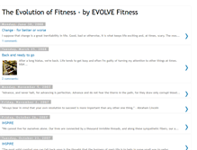 Tablet Screenshot of evolutionoffitness.blogspot.com