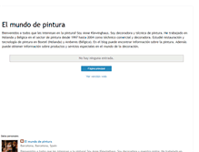 Tablet Screenshot of elmundodepintura.blogspot.com