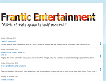 Tablet Screenshot of frantic-entertainment.blogspot.com