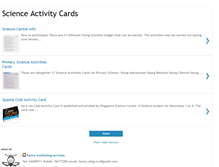 Tablet Screenshot of henrymarketingsciencecards.blogspot.com