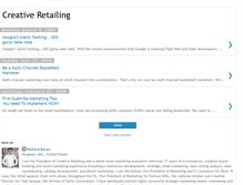 Tablet Screenshot of creativeretailing.blogspot.com