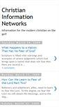 Mobile Screenshot of christianinformationnetworks.blogspot.com