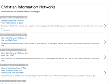 Tablet Screenshot of christianinformationnetworks.blogspot.com