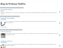 Tablet Screenshot of professorpadilha.blogspot.com