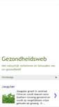 Mobile Screenshot of gezondheidsweb.blogspot.com