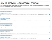 Tablet Screenshot of jualcdkutubuttisahterjemah.blogspot.com