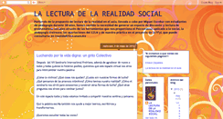 Desktop Screenshot of lecturarealidad.blogspot.com