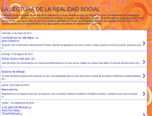 Tablet Screenshot of lecturarealidad.blogspot.com