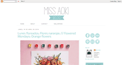 Desktop Screenshot of missaokiblog.blogspot.com