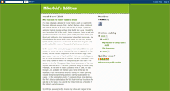 Desktop Screenshot of mikeoddsoddities.blogspot.com