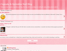 Tablet Screenshot of cupcakesprinklenailblog.blogspot.com