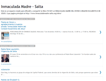 Tablet Screenshot of inmaculadasalta.blogspot.com