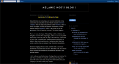 Desktop Screenshot of melaniengo.blogspot.com
