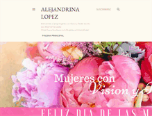 Tablet Screenshot of mujeresconvision.blogspot.com
