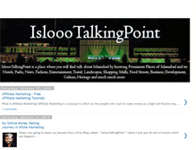 Tablet Screenshot of isloootalkingpoint.blogspot.com