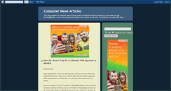 Desktop Screenshot of computer-news-article.blogspot.com
