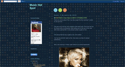 Desktop Screenshot of music-hot-spots.blogspot.com