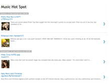 Tablet Screenshot of music-hot-spots.blogspot.com