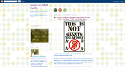 Desktop Screenshot of nomatterwhatudo.blogspot.com