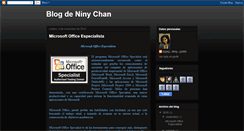 Desktop Screenshot of ninychan.blogspot.com