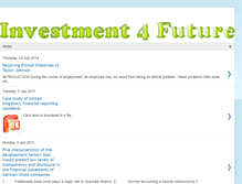 Tablet Screenshot of investment4future.blogspot.com