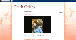 Desktop Screenshot of dutchcelebs.blogspot.com