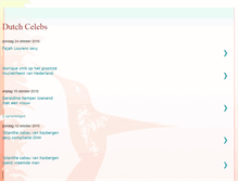 Tablet Screenshot of dutchcelebs.blogspot.com
