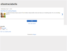 Tablet Screenshot of ellastraciabella.blogspot.com