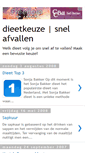 Mobile Screenshot of dieetkeuze.blogspot.com