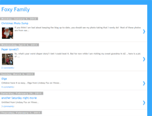 Tablet Screenshot of foxiefamily.blogspot.com