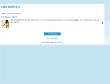 Tablet Screenshot of isisbelleza.blogspot.com
