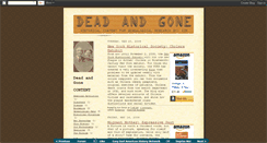 Desktop Screenshot of deadandgoneancestors.blogspot.com