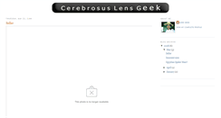 Desktop Screenshot of cerebrosuslens.blogspot.com