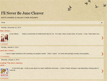 Tablet Screenshot of illneverbejunecleaver.blogspot.com