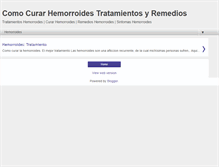 Tablet Screenshot of curar-hemorroides-ya.blogspot.com