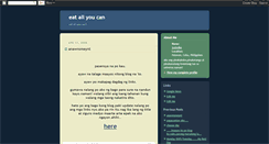 Desktop Screenshot of eat-all-you-can.blogspot.com