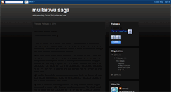 Desktop Screenshot of mullaitivusaga.blogspot.com