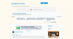 Desktop Screenshot of langkahbaruku.blogspot.com