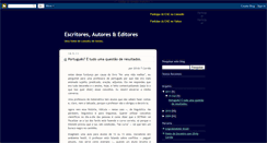 Desktop Screenshot of escritoresautoreseeditores.blogspot.com