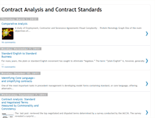 Tablet Screenshot of contractanalysis.blogspot.com