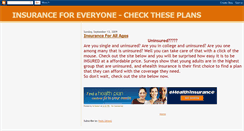 Desktop Screenshot of insurance-for-all-ages.blogspot.com