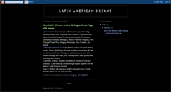 Desktop Screenshot of latinamericandreams.blogspot.com