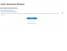 Tablet Screenshot of latinamericandreams.blogspot.com