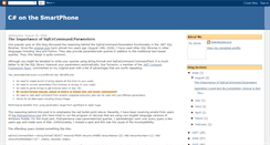 Desktop Screenshot of csharponphone.blogspot.com
