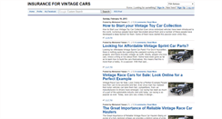 Desktop Screenshot of insuranceforvintagecars.blogspot.com