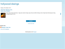 Tablet Screenshot of hollywood-desings.blogspot.com