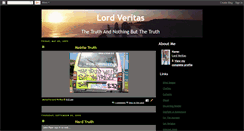 Desktop Screenshot of lordveritas.blogspot.com