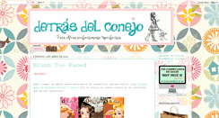 Desktop Screenshot of detrasdelconejo.blogspot.com